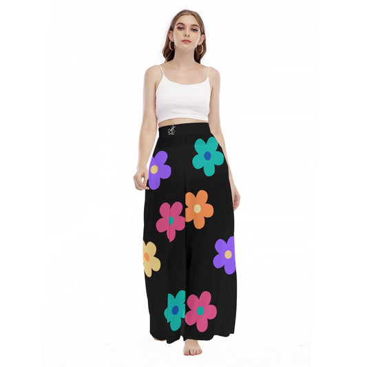 SAC Flower Power High Waist Wide Leg Trousers