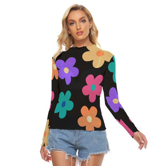 SAC Flower Power Mesh T-shirt black