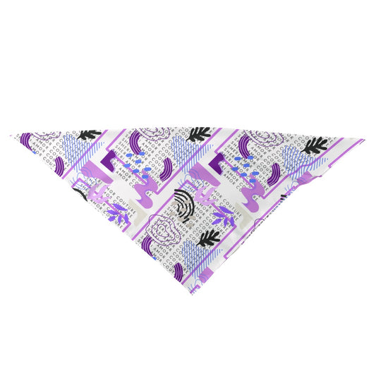 SAC Apache Purple Silk Scarf