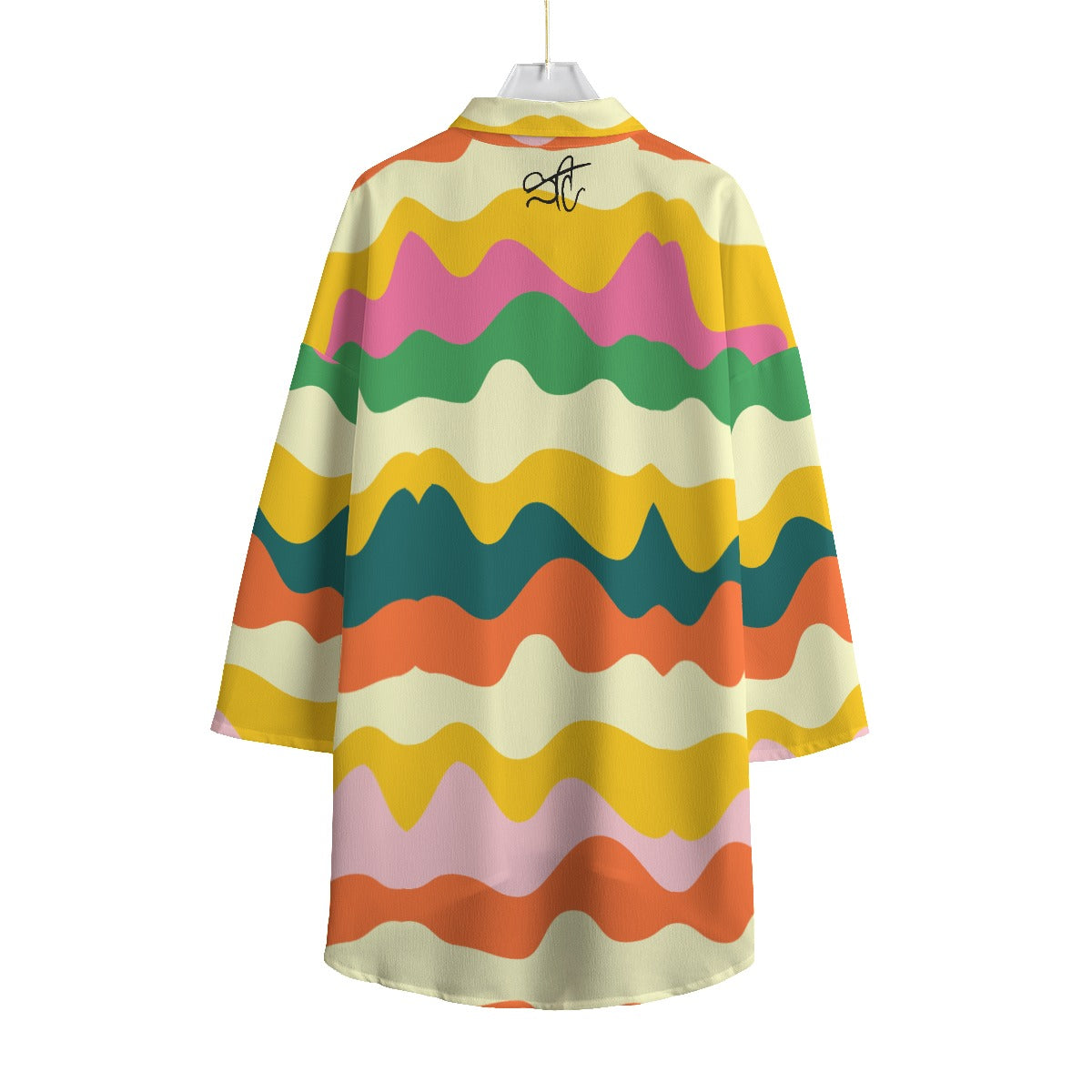 SAC Rainbow Road Chiffon Shirt With Elbow Sleeve