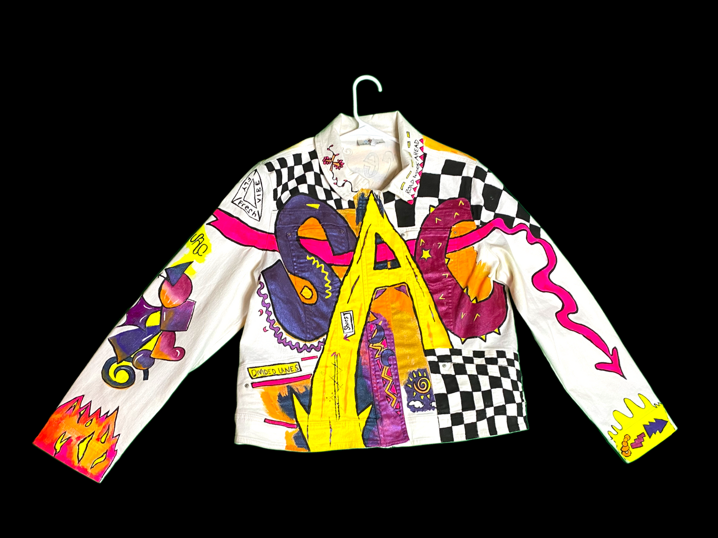 SAC OP Selfie hand painted Jacket