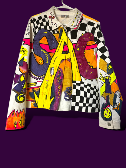 SAC OP Selfie hand painted Jacket